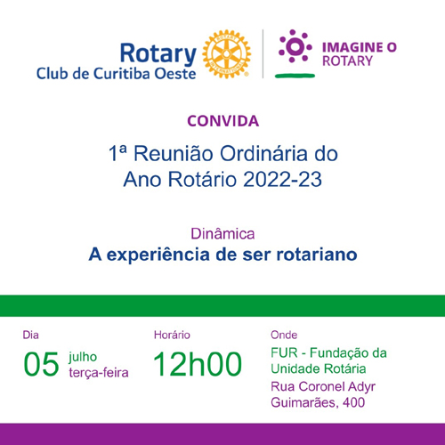 Rotary Club de Curitiba Oeste | Distrito 4730