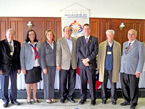 Rotary Club de Curitiba Oeste | Visita do Governador Romualdo Inckot