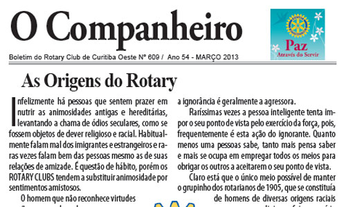 Rotary Club de Curitiba Oeste | Distrito 4730