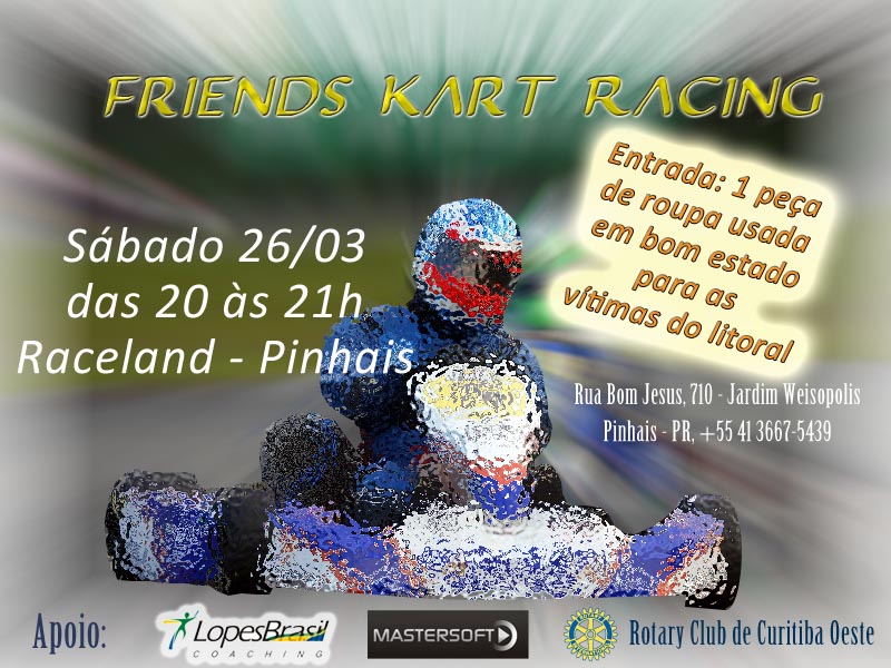 Rotary Club de Curitiba Oeste | I Friends Kart Racing