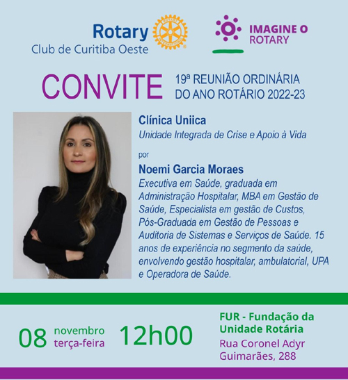 Rotary Club de Curitiba Oeste | Distrito 4730