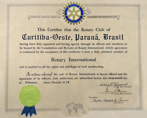 Rotary Club de Curitiba Oeste | Distrito 4730